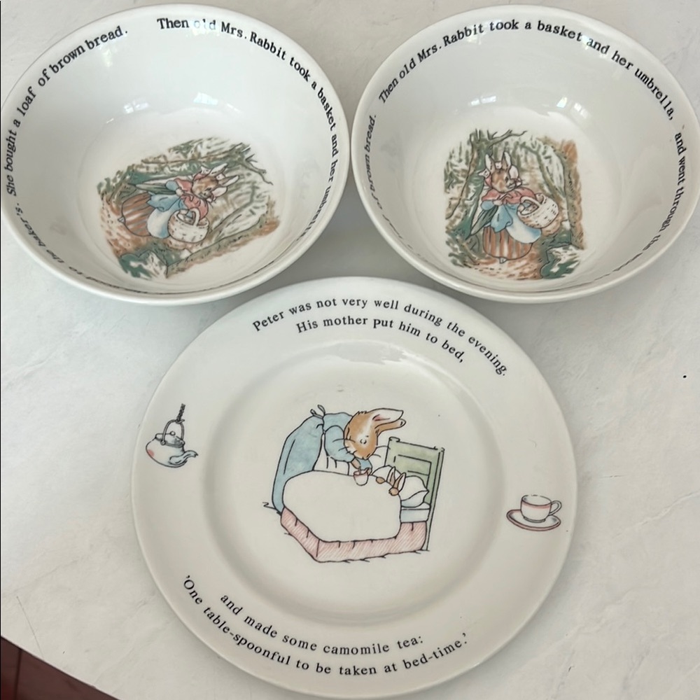 Wedgwood Peter Rabbit Collection Plate